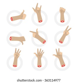 Severed Hand Gestures