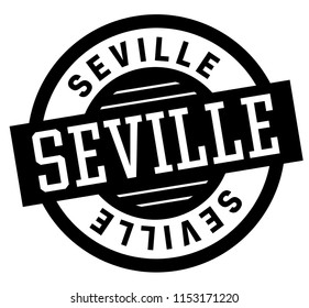 Seville black and white badge