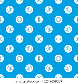 Sew button pattern vector seamless blue repeat for any use