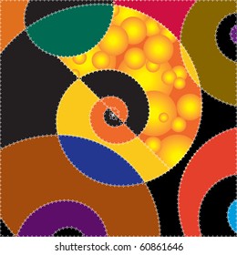 Sew element's  fabrics background