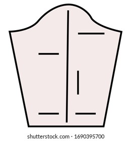 Sew icon simple Illustration Clip Art vector
