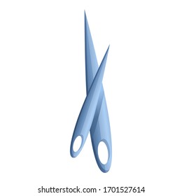 Sew needles icon. Cartoon of sew needles vector icon for web design isolated on white background