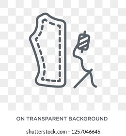Sew Pattern icon. Sew Pattern design concept from Sew collection. Simple element vector illustration on transparent background.