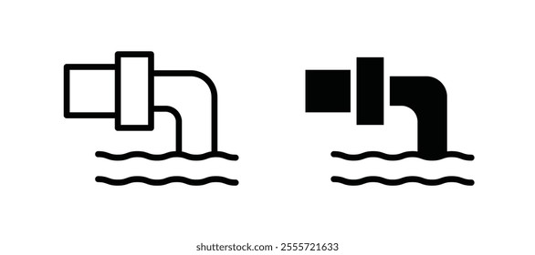 Sewage icons for web ui designs