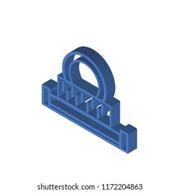 Sewage isometric left top view 3D icon