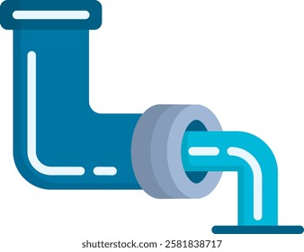 Sewer Icon Flat Vector Illustration