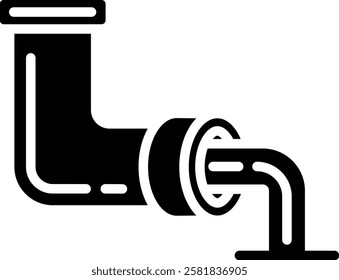 Sewer Icon Glyph Vector Illustration