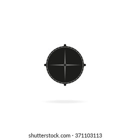 Sewer manhole icon.