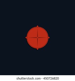 Sewer manhole icon.
