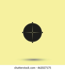 Sewer manhole icon.