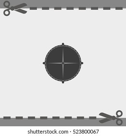 Sewer manhole icon.