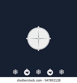 Sewer manhole icon.
