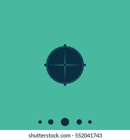 Sewer manhole icon.