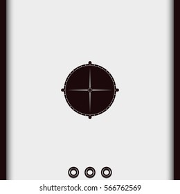Sewer manhole icon.