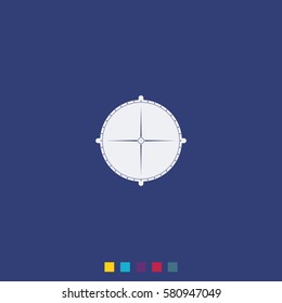 Sewer manhole icon.