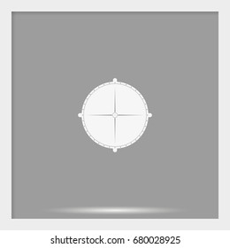 Sewer manhole icon.