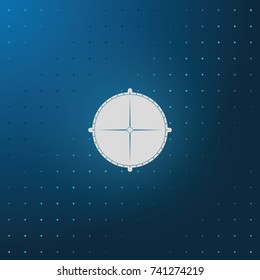 Sewer manhole icon.