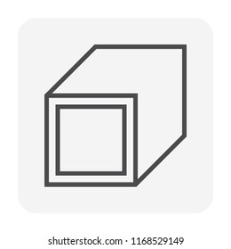 Sewer pipe icon, 64x64 perfect pixel and editable stroke.