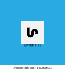 sewer pipe icon sign signifier vector