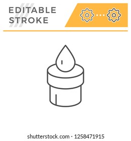 Sewerage system line icon
