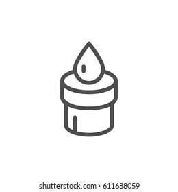 Sewerage system line icon