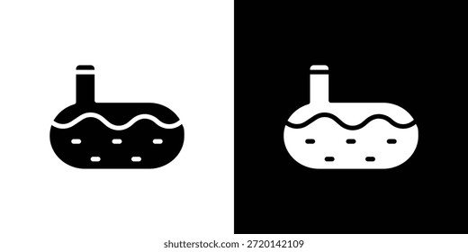 Conjunto de iconos de tanque de alcantarillado Diseño de Vector para concepto móvil y Diseño web.