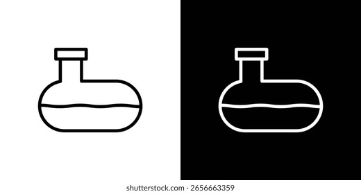 Ícone de tanque de esgoto para o site, modelo de design de vetor estilo elegante