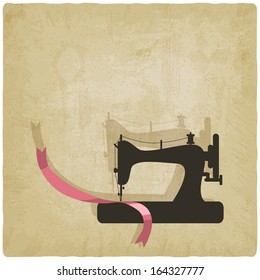 sewing background - vector illustration