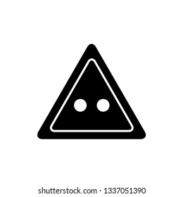 sewing botton icon template