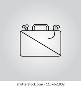 Sewing box icon