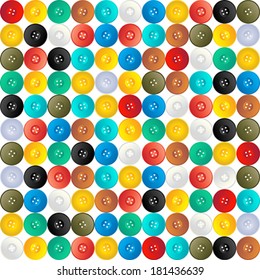 Sewing button seamless pattern design
