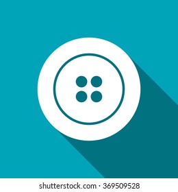 sewing button vector icon