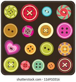 sewing buttons