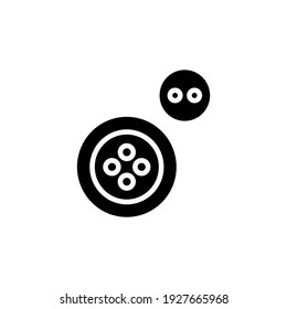 Sewing Buttons icon in vector. Logotype
