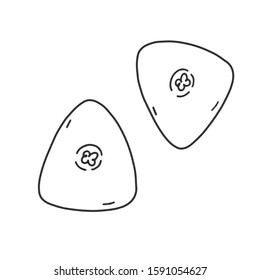 sewing chalk for tailor or seamstress,  vector illustration, minimal  line art drawing isolated on white. symbol of needlework, sewing and crafts, good as icon or logo.