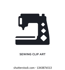 sewing clip art isolated icon. simple element illustration from sew concept icons. sewing clip art editable logo sign symbol design on white background. can be use for web and mobile
