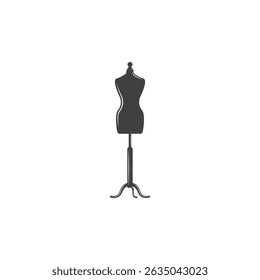 Vestuário de costura Formas e Manequins Ícone design vetor plano