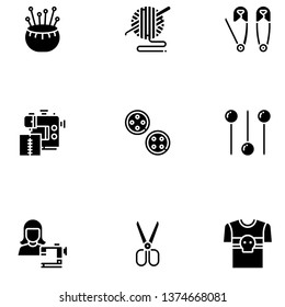  Sewing Equipment Icon set