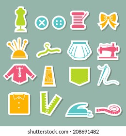 sewing equipment icons