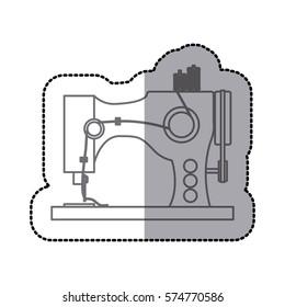 Sewing equipment and tools icon vector illustration graphic design