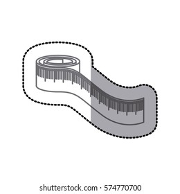 Sewing equipment and tools icon vector illustration graphic design