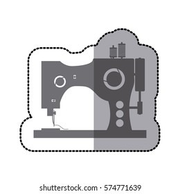 Sewing equipment and tools icon vector illustration graphic design