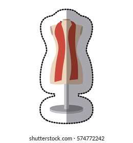 Sewing equipment and tools icon vector illustration graphic design