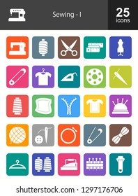 Sewing Filled Icons