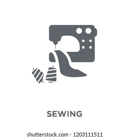 Sewing icon. Sewing design concept from  collection. Simple element vector illustration on white background.