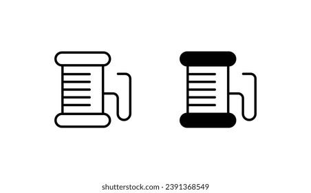 Sewing icon design with white background stock illustration