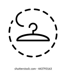 Sewing icon of hanger
