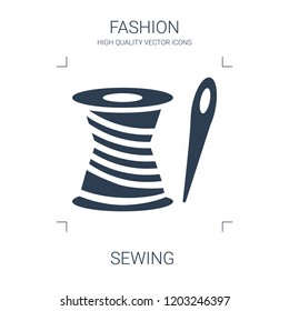 sewing icon. high quality filled sewing icon on white background. from fashion collection flat trendy vector sewing symbol. use for web and mobile