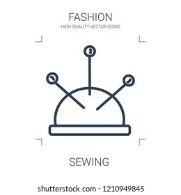 sewing icon. high quality line sewing icon on white background. from fashion collection flat trendy vector sewing symbol. use for web and mobile