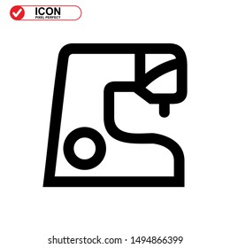 sewing icon isolated sign symbol vector illustration - high quality black style vector icons

